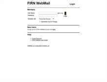 Tablet Screenshot of popmail.firn.edu